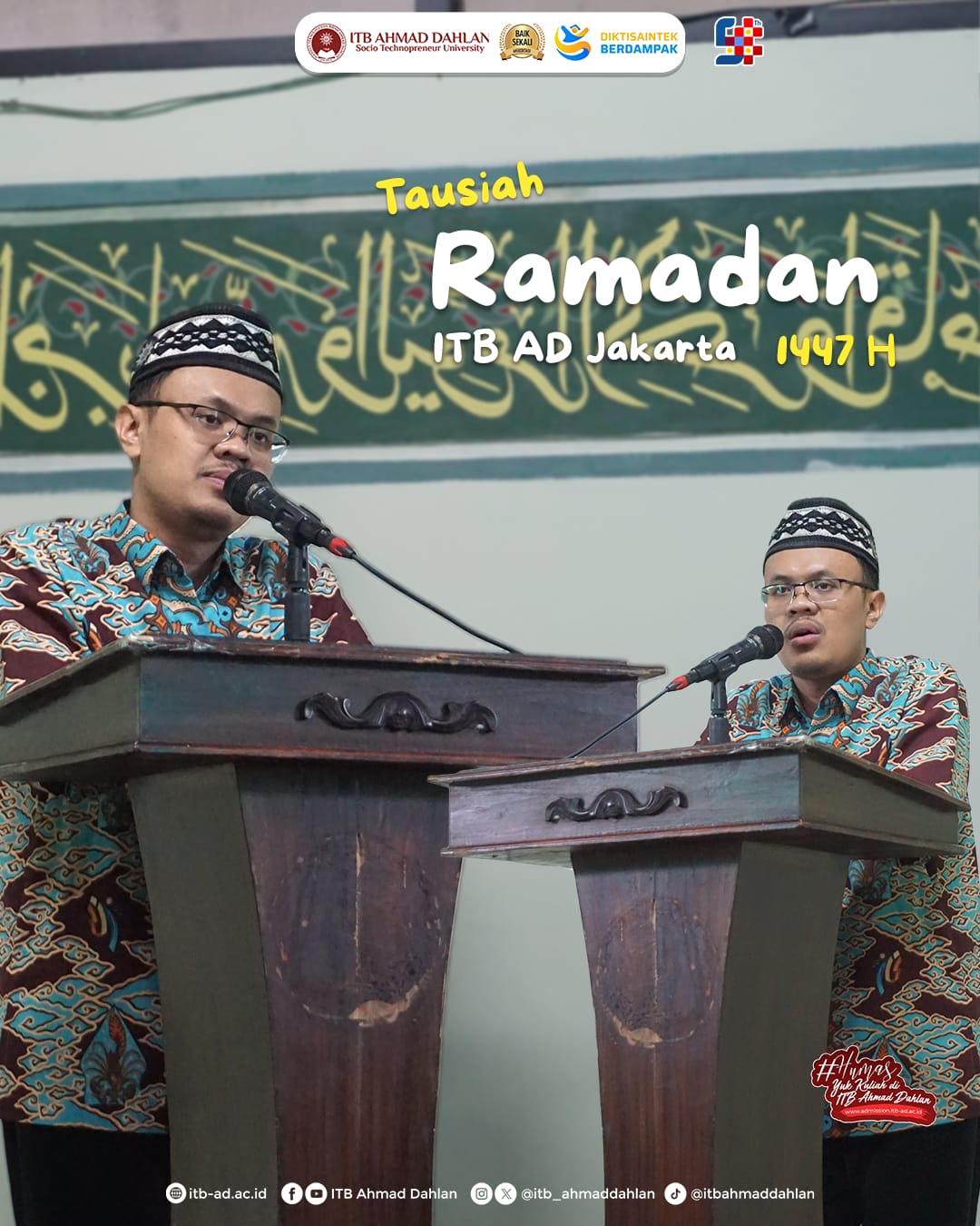 Kajian Ramadan : Dua Amalan Istimewa di Bulan Suci Ramadan
